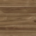 Table à manger en acacia naturel et blanc cassé avec pieds évasés | Bois massif, 6 places