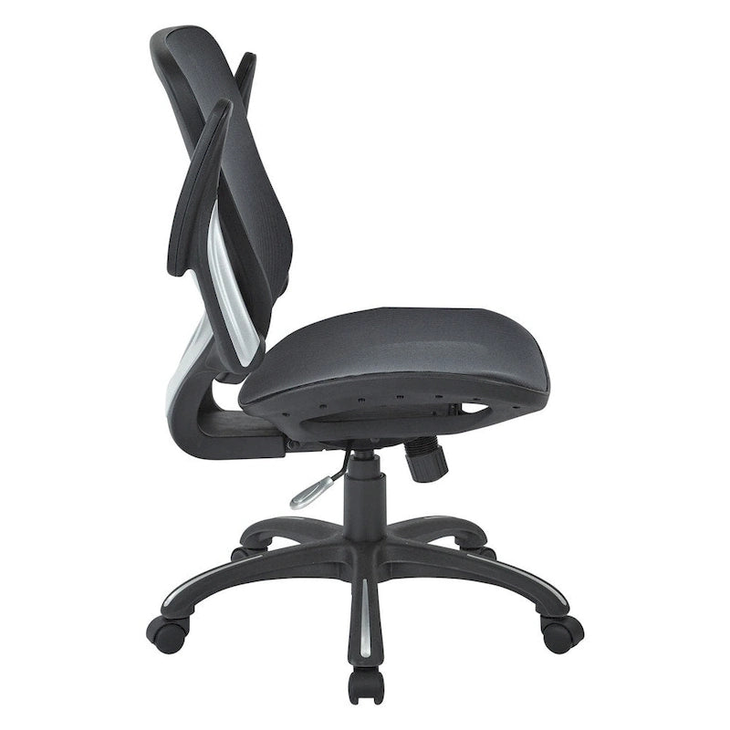 Chaise de bureau de direction en maille (dossier et assise) | Support lombaire ergonomique | Réglage pneumatique de la hauteur