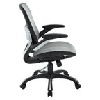 Chaise de bureau de direction en maille (dossier et assise) | Support lombaire ergonomique | Réglage pneumatique de la hauteur